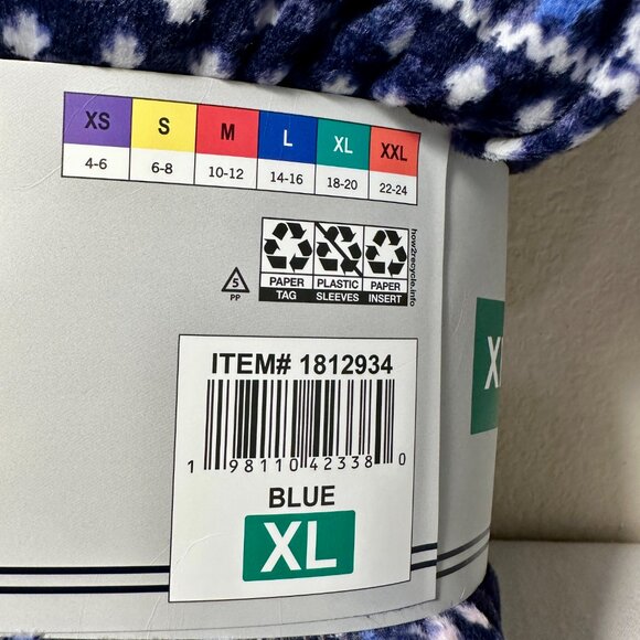 Nautica Women's 2-piece Pajama Lounger Set Size XL Blue Cozy Soft Fleece (NEW) - Picture 10 of 12